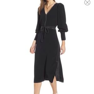 Something Navy Slide Midi Dress